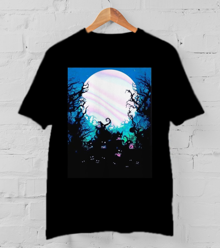 Gallows Orchestra Of Wolves Collection Full Moon Enchanted Forest Creatures T-Shirt