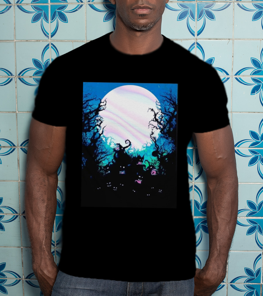 Gallows Orchestra Of Wolves Collection Full Moon Enchanted Forest Creatures T-Shirt