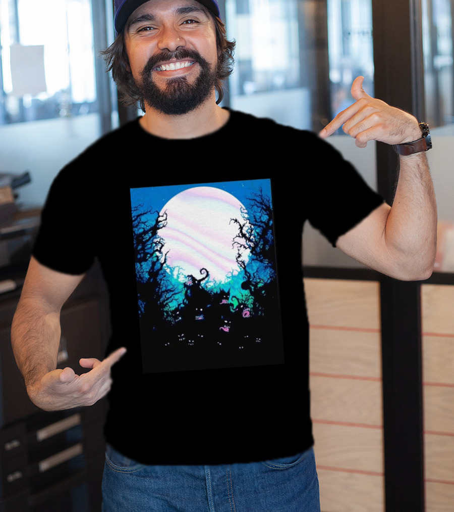 Gallows Orchestra Of Wolves Collection Full Moon Enchanted Forest Creatures T-Shirt