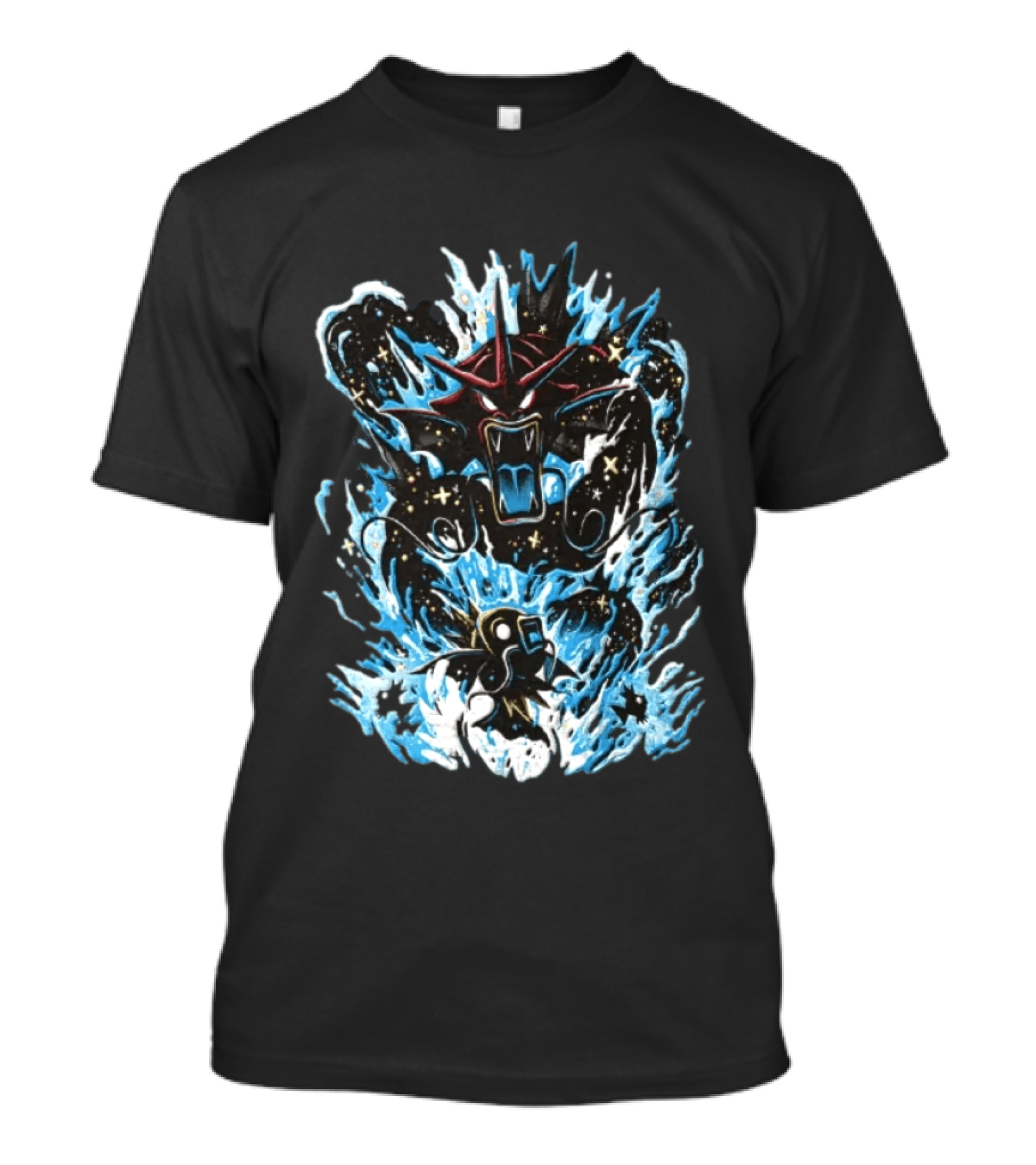 Gyarados And Magikarp Pokemon Evolution Deep Sea Water Power Splash Fan Favorite T-Shirt