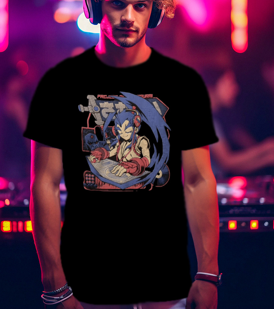 Yoshimitsu Project Soul Samurai DJ Scene Anime T-Shirt