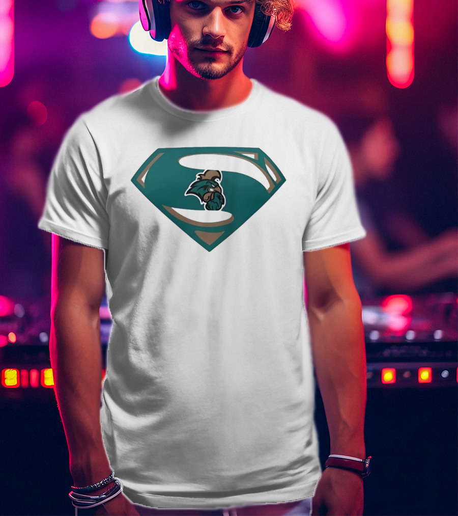 Coastal Carolina Chanticleers Superman T-Shirt