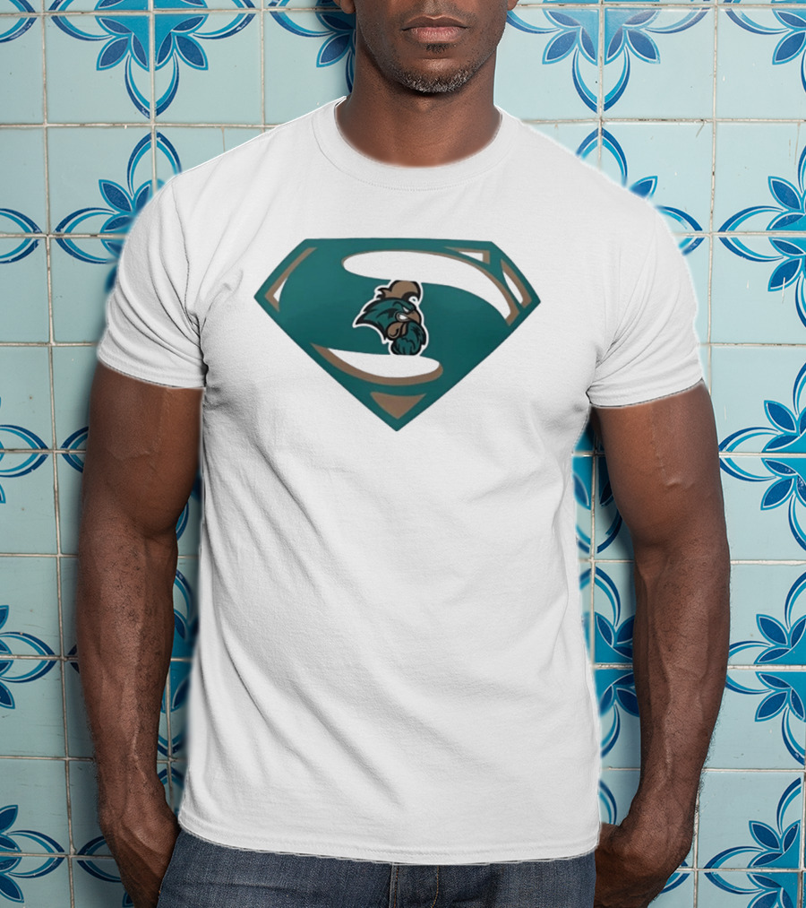 Coastal Carolina Chanticleers Superman T-Shirt