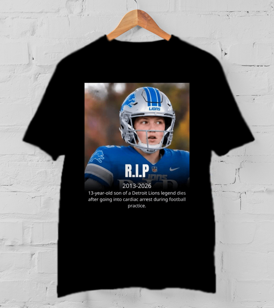 Rip Caden Sorrell Detroit Lions 2013 2026 T-Shirt