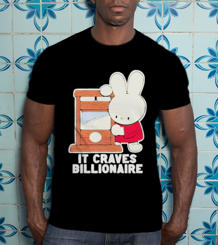 Villionaire Rabbit It Craves Billionaire Guillotine Red T-Shirt