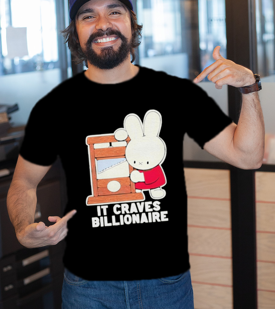 Villionaire Rabbit It Craves Billionaire Guillotine Red T-Shirt