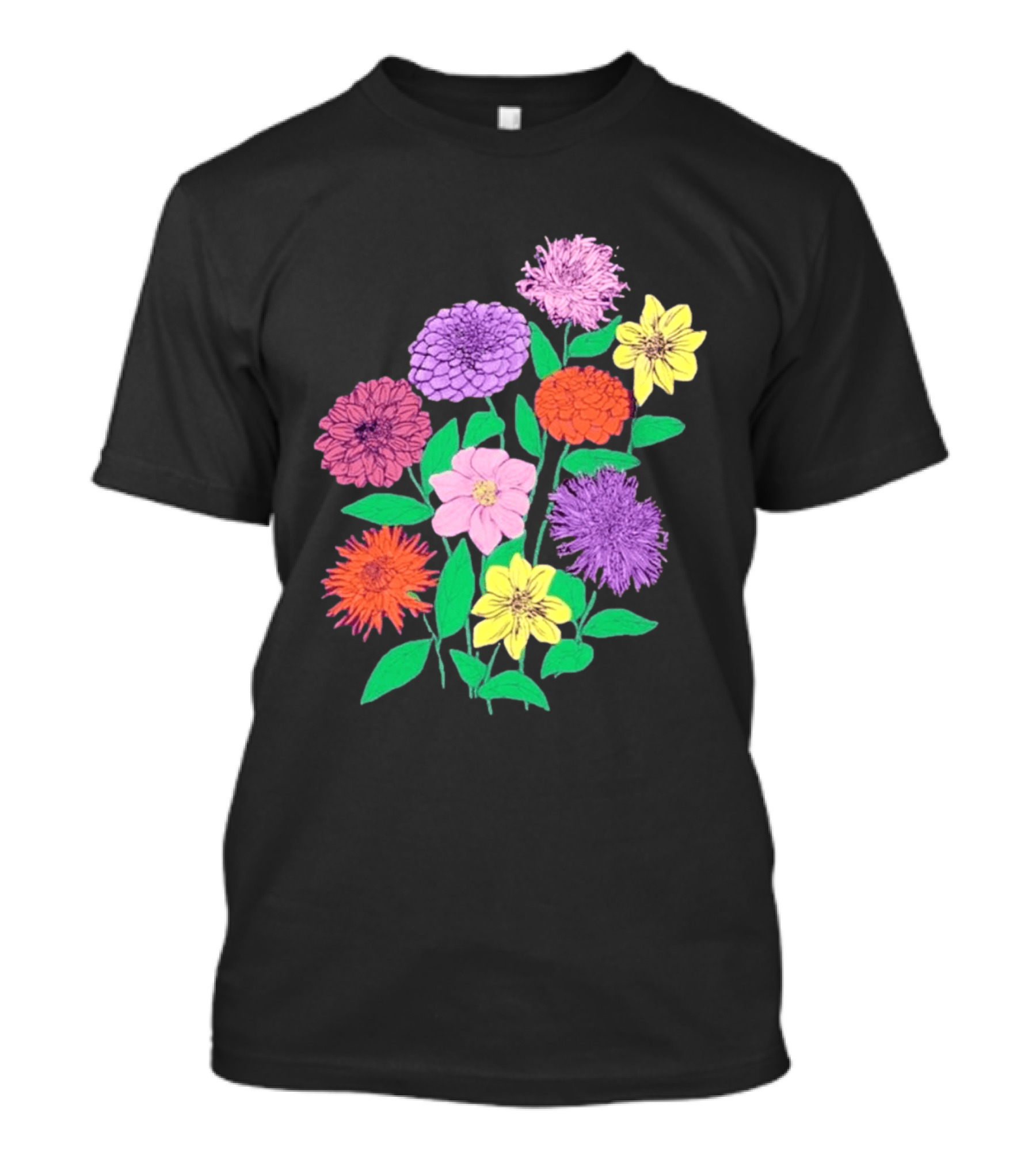 Jane Colby Colorful Floral Arrangement T-Shirt