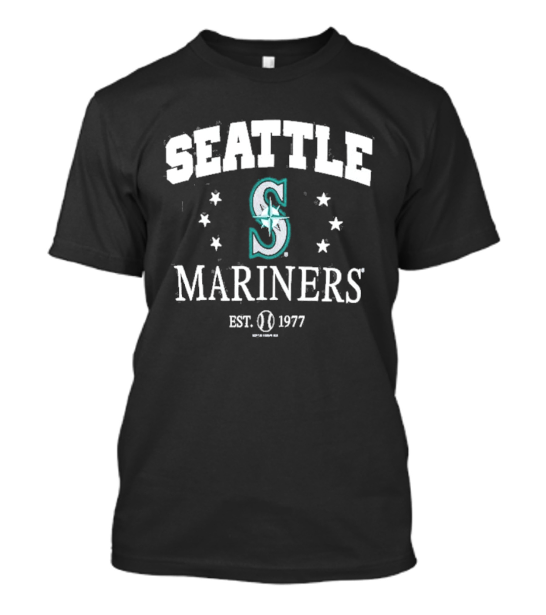 Seattle Mariners Soft As A Grape Youth Pigment Dye Seattle Mariners Est. 1977 T-Shirt