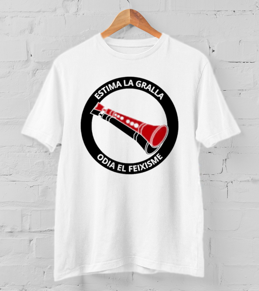 Estima La Gralla Odia El Feixisme Red Gralla T-Shirt