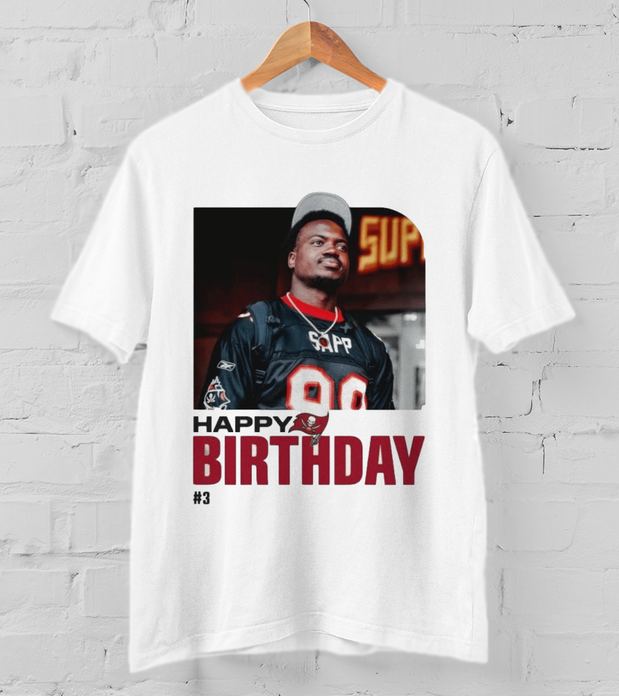 Happy Birthday Rueben Jr. Sapp Jersey #3 Football T-Shirt