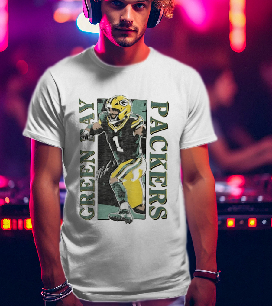 Jordan Love Green Bay Packers Football Jersey T-Shirt