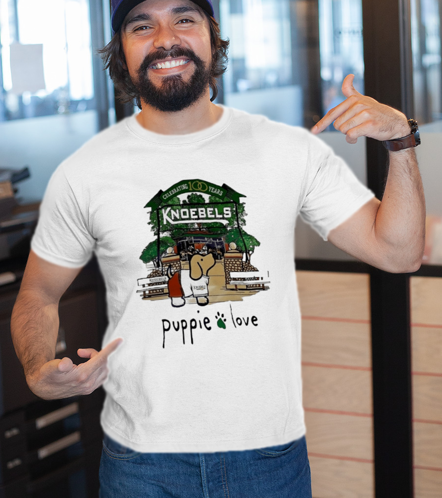 Celebrating 100 Years Knoebels Puppie Love T-Shirt