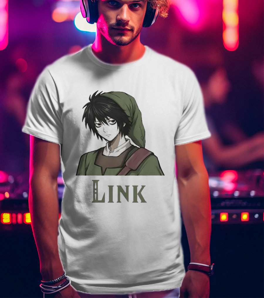 L Lawliet As Link The Legend Of Zelda T-Shirt