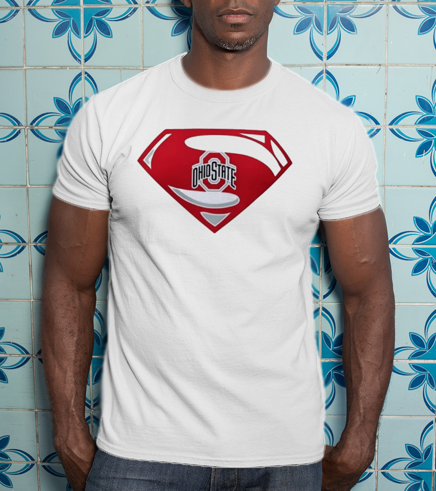 Ohio State Buckeyes Superman NCAA College Football T-Shirt