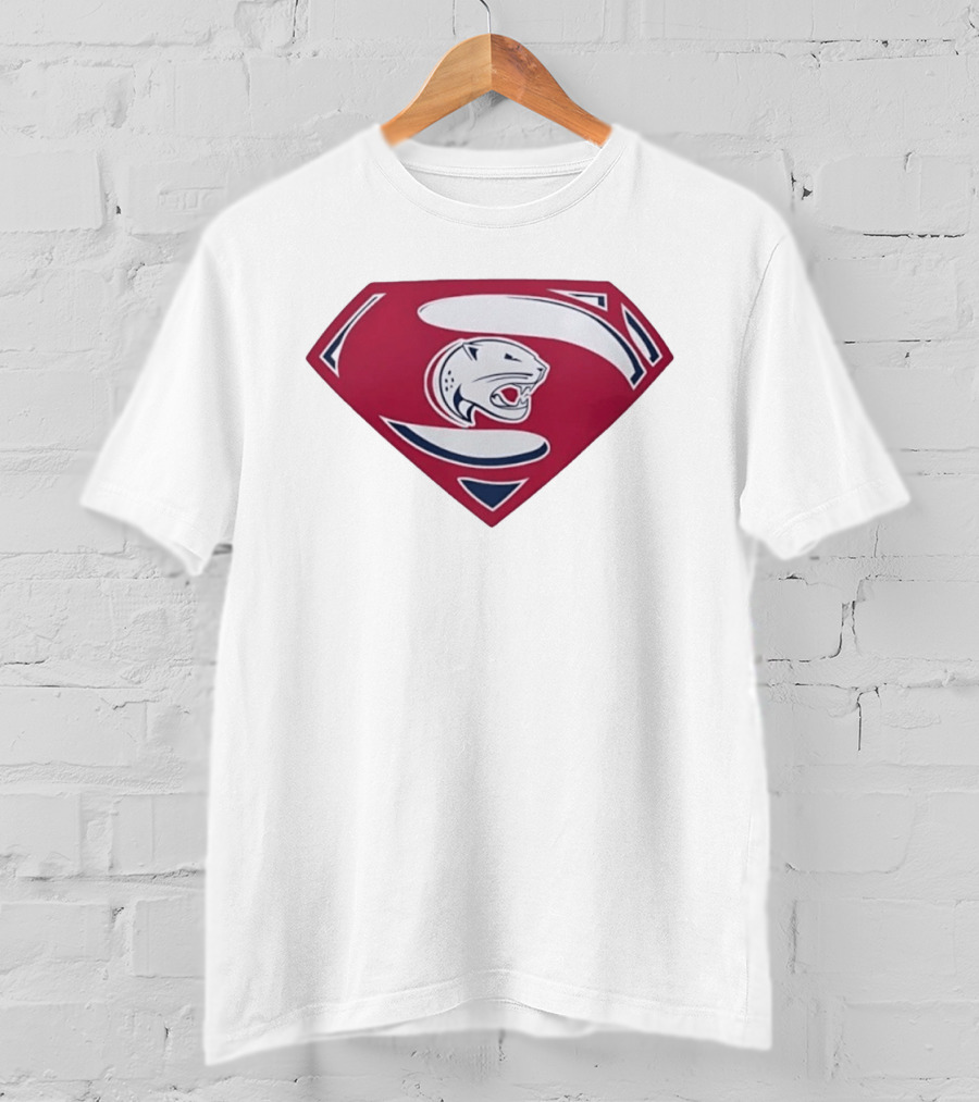 Panther S Emblem Superhero Sports Team Power T-Shirt