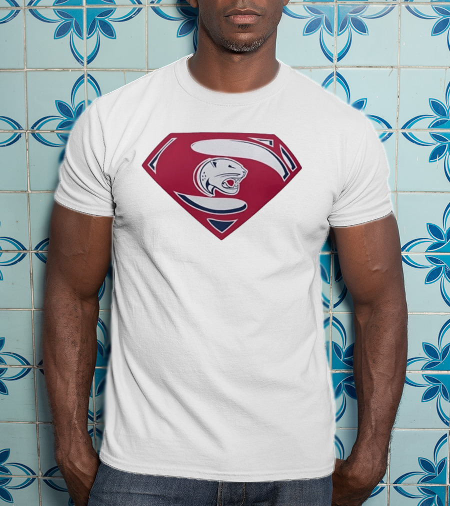 Panther S Emblem Superhero Sports Team Power T-Shirt