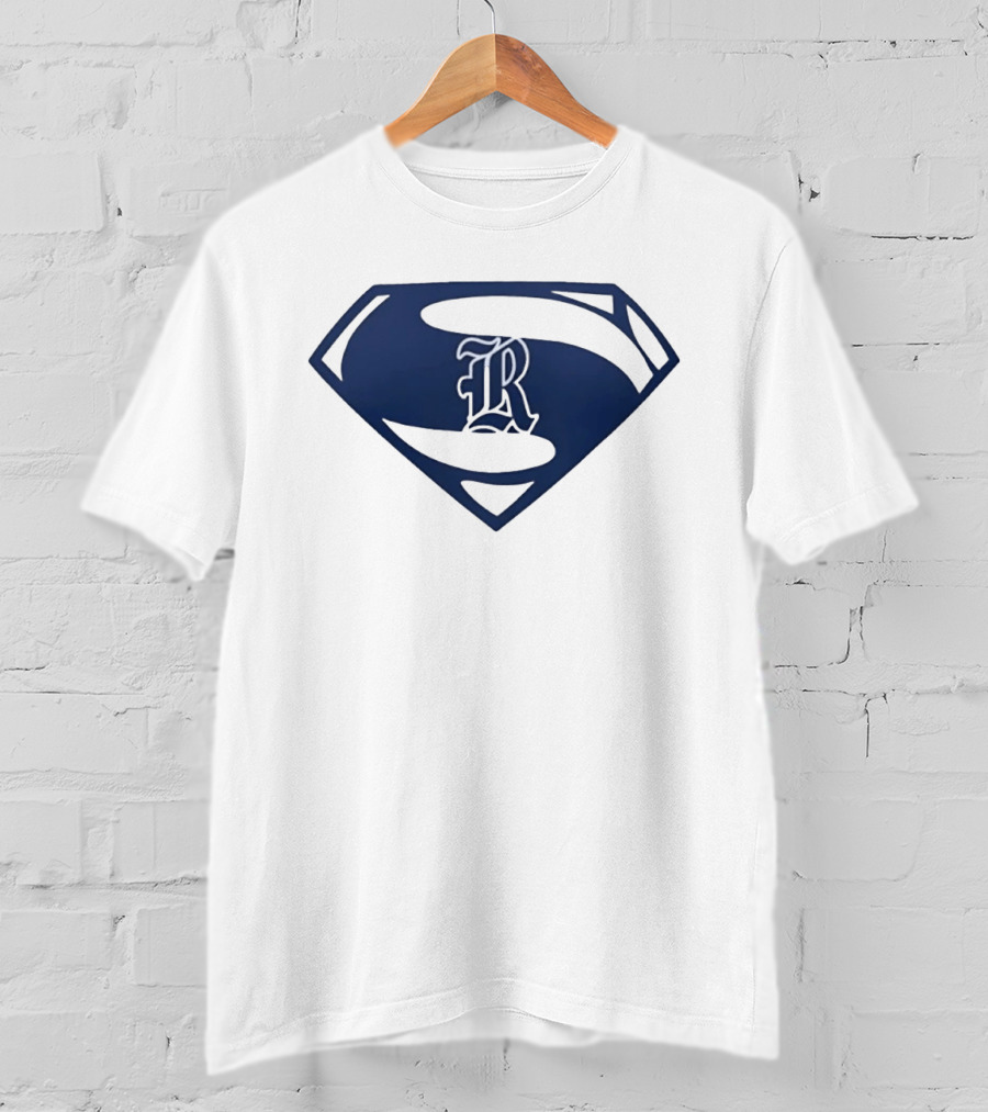 R Shield Emblem Superhero Inspired Crest T-Shirt