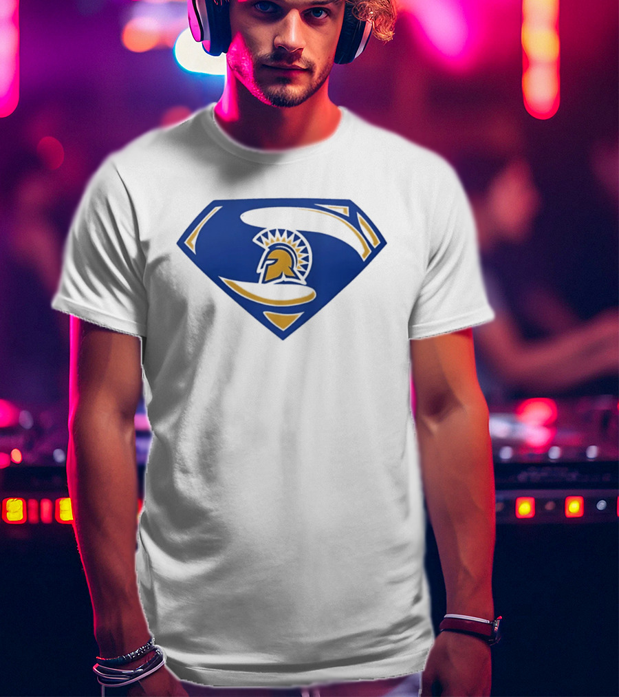 San Jose State Spartans Superman NCAA T-Shirt