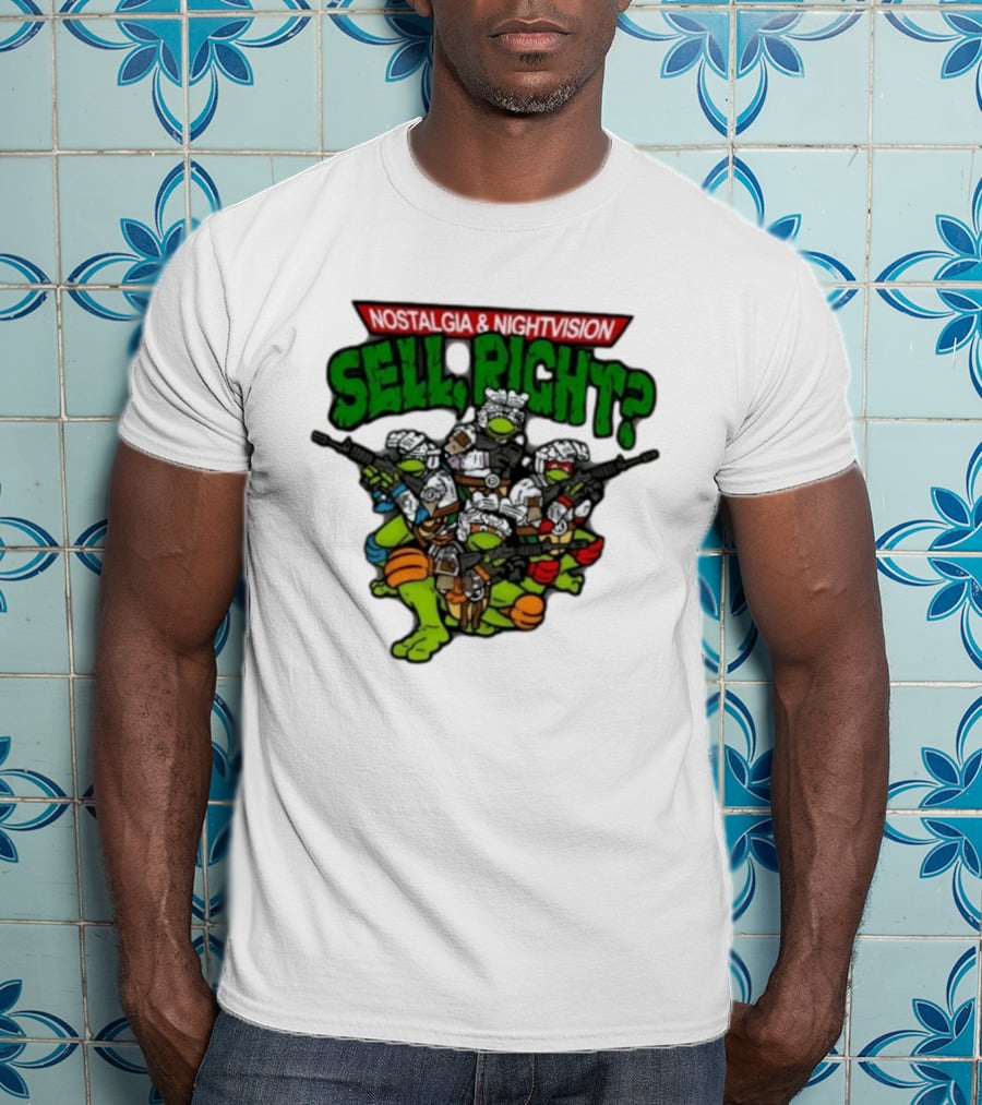 Nostalgia Nightvision TMNT Sell Right T-Shirt