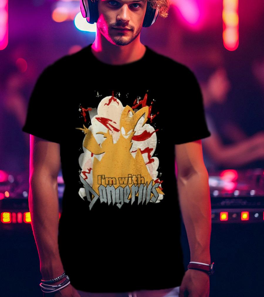 Adam Exorcist Hazbin Hotel I'm With Dangerous T-Shirt