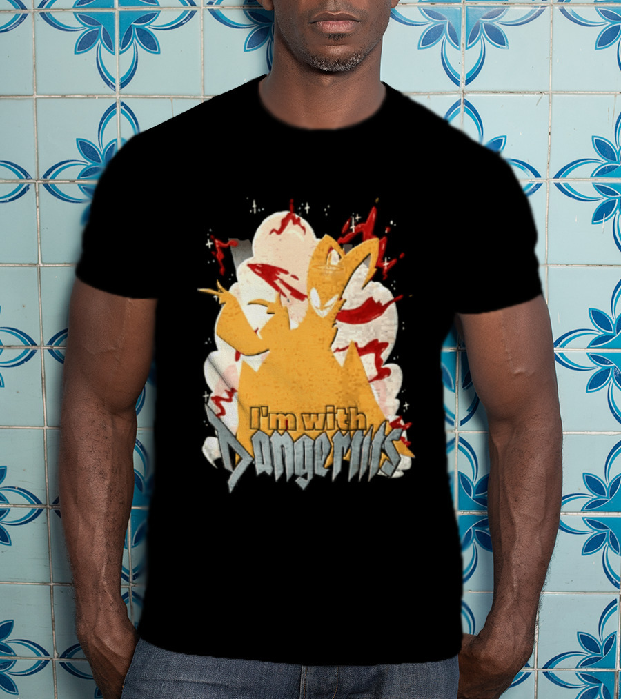 Adam Exorcist Hazbin Hotel I'm With Dangerous T-Shirt