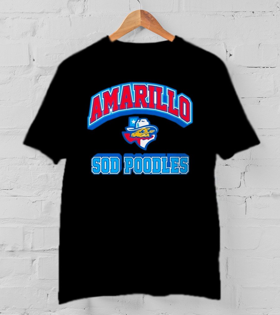 Amarillo Sod Poodles Texas Baseball Team T-Shirt