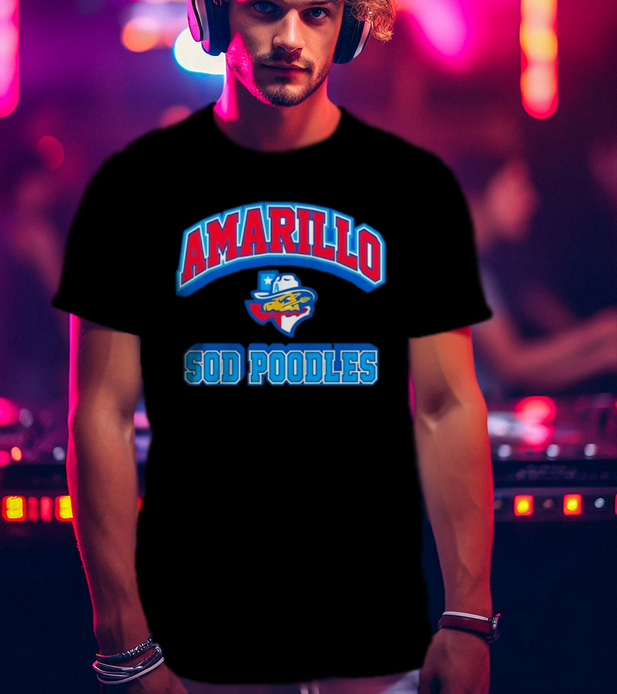 Amarillo Sod Poodles Texas Baseball Team T-Shirt