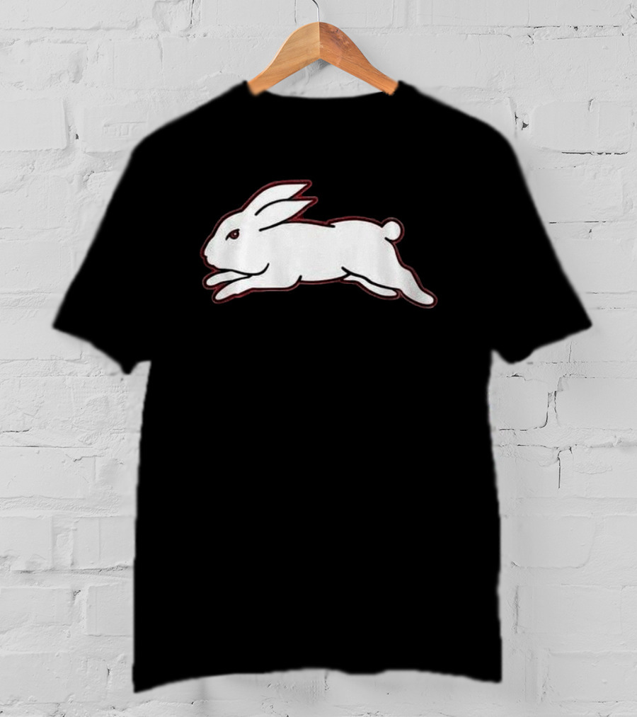 Jai 100th Game South Sydney Rabbitohs Iconic Rabbit Logo Celebration T-Shirt