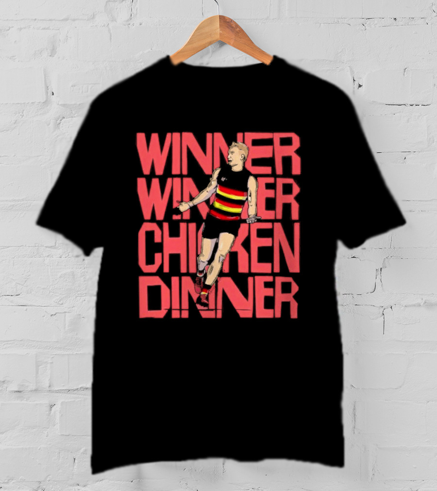 Jordan Dawson Winner Winner Chicken Dinner Adelaide Crows Victory T-Shirt