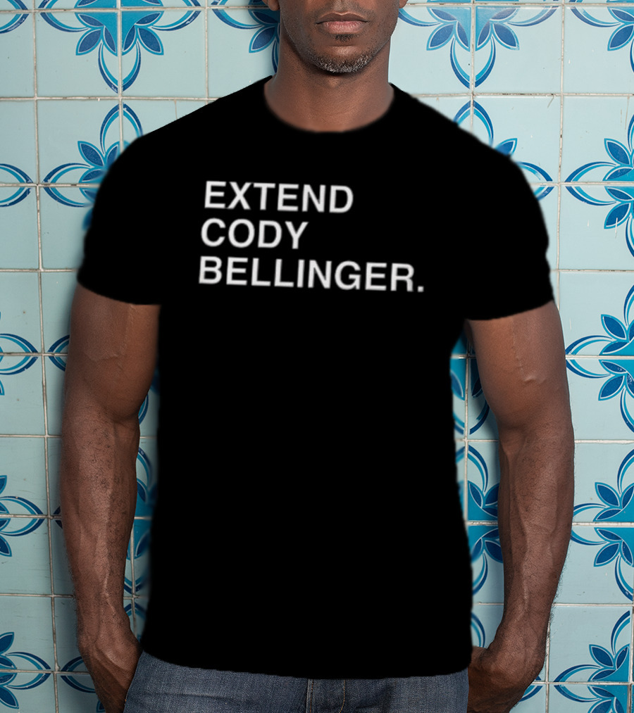 Extend Cody Bellinger Chicago Cubs Fan Message T-Shirt