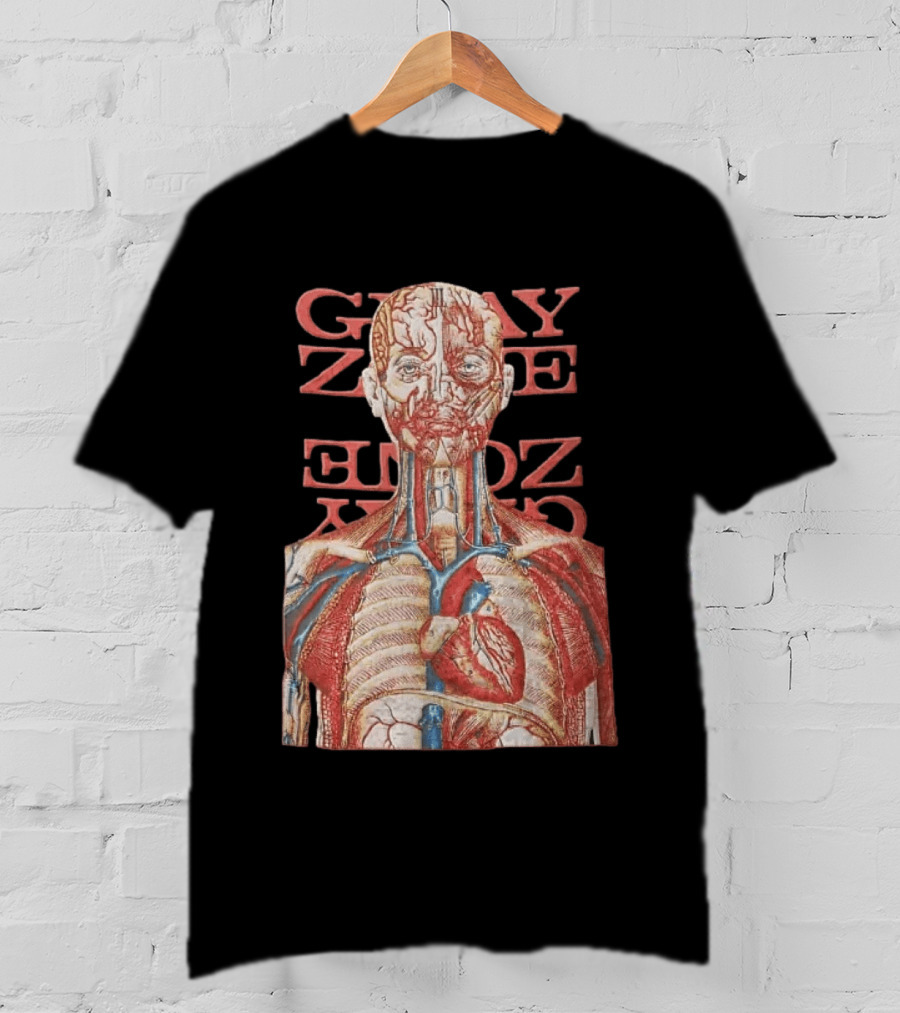 Gray Zone Anatomy Heart Illustration Adults Medical Revolutionize T-Shirt