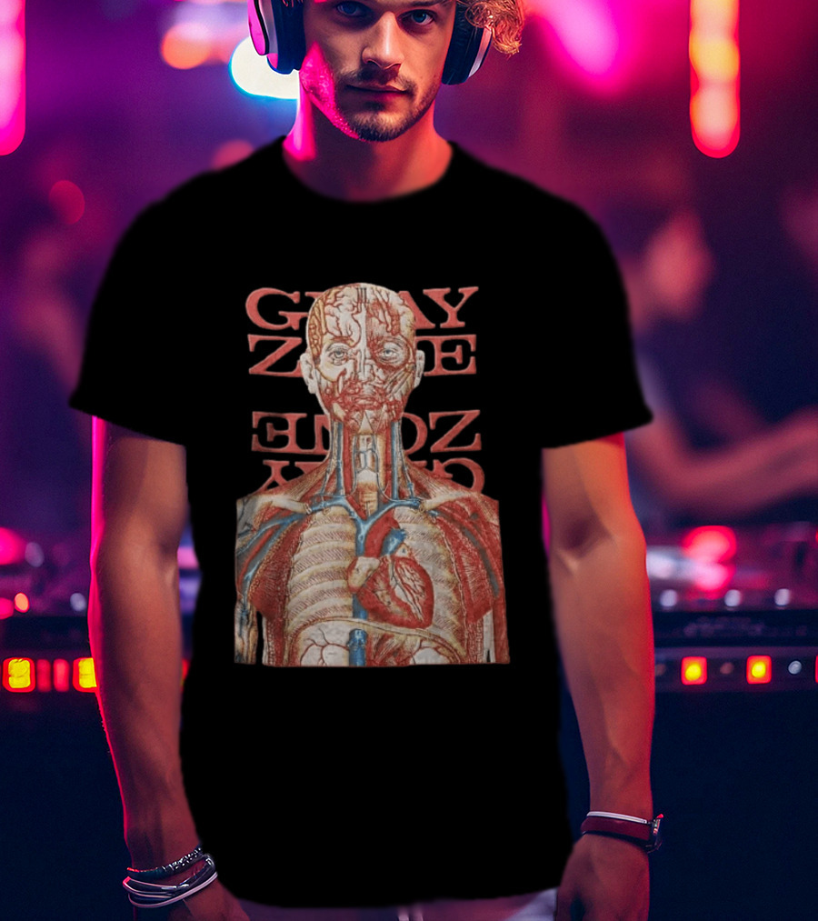 Gray Zone Anatomy Heart Illustration Adults Medical Revolutionize T-Shirt