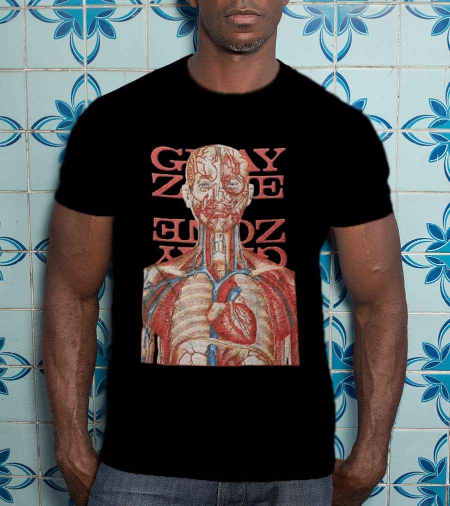 Gray Zone Anatomy Heart Illustration Adults Medical Revolutionize T-Shirt