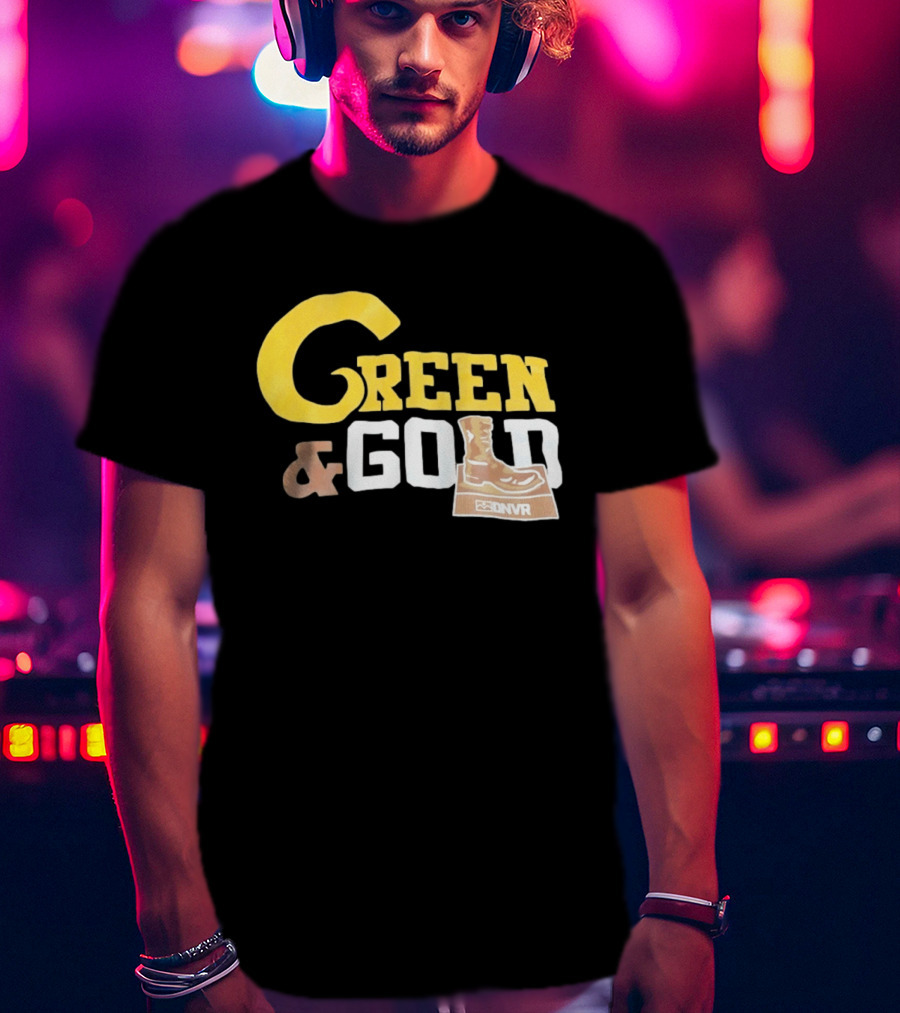 Green Gold Denver Boot Distressed DNVR T-Shirt