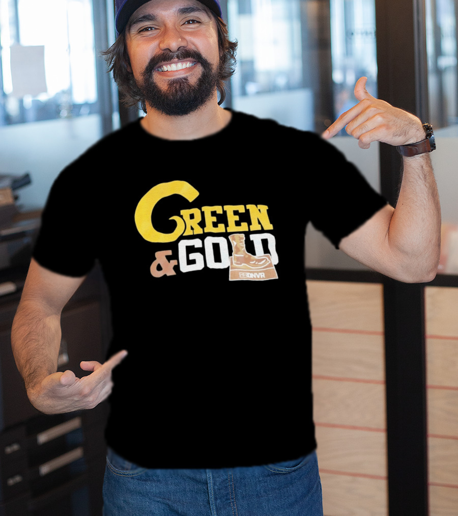 Green Gold Denver Boot Distressed DNVR T-Shirt
