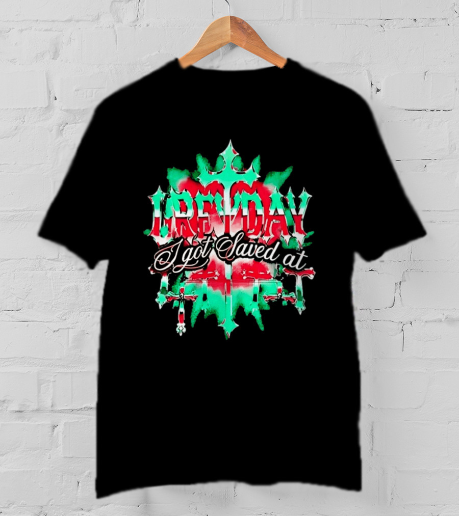 Greyday I Got Saved G59 Suicideboys Tour Cross T-Shirt