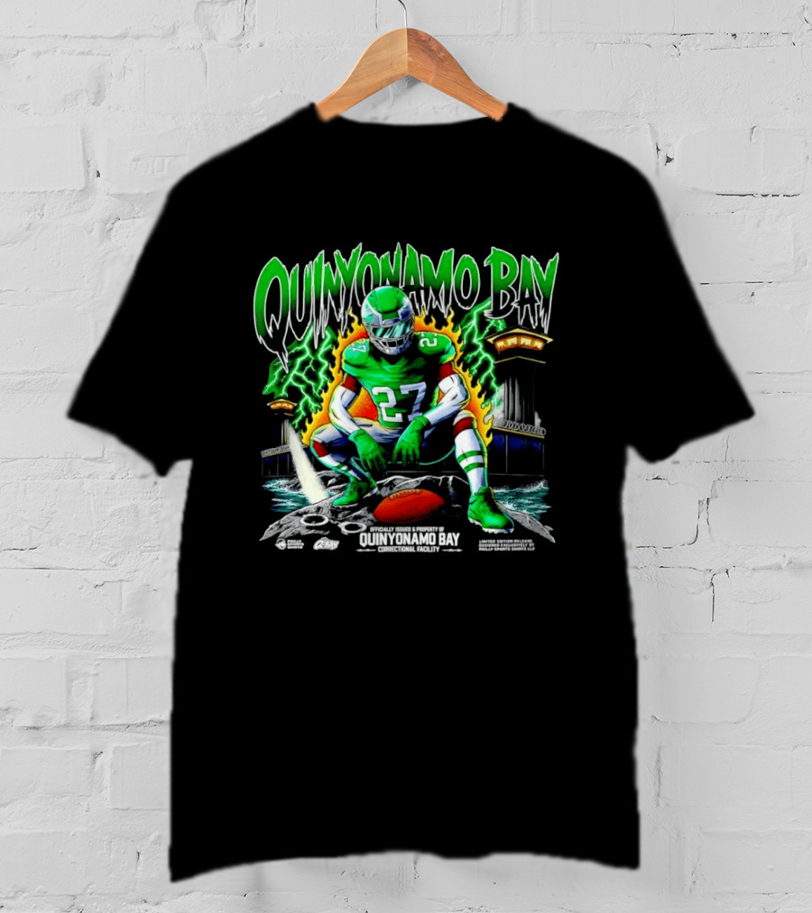 Quinyon Mitchell Quinyonamo Bay Philadelphia Eagles 27 Football T-Shirt