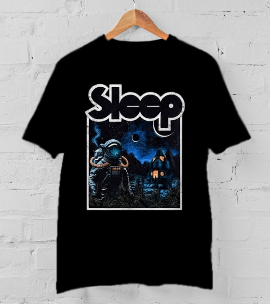Sleep Hemispheres 2026 North America Tour Astronaut Night Scene T-Shirt