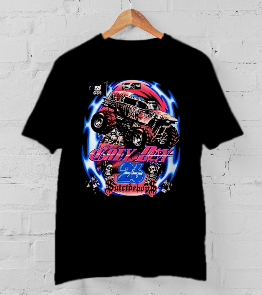 Suicideboys Grey Day 26 Monster Truck Thy Will Be Done G59 T-Shirt