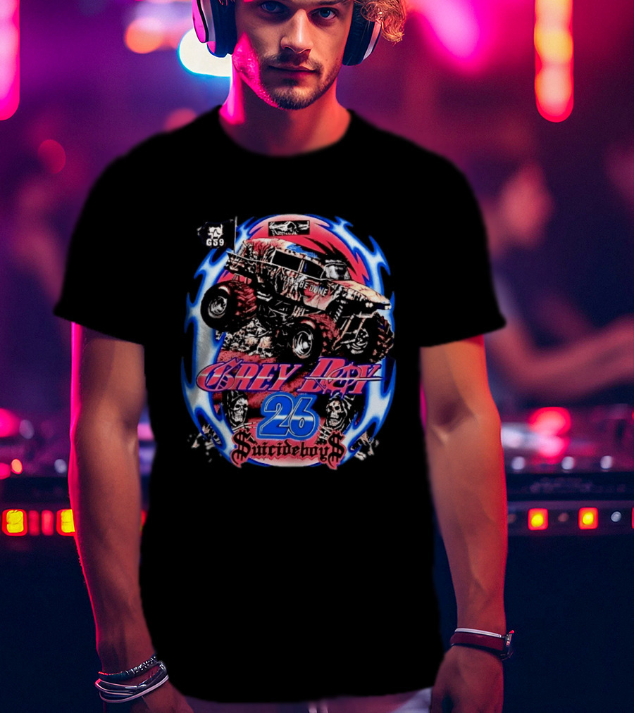 Suicideboys Grey Day 26 Monster Truck Thy Will Be Done G59 T-Shirt