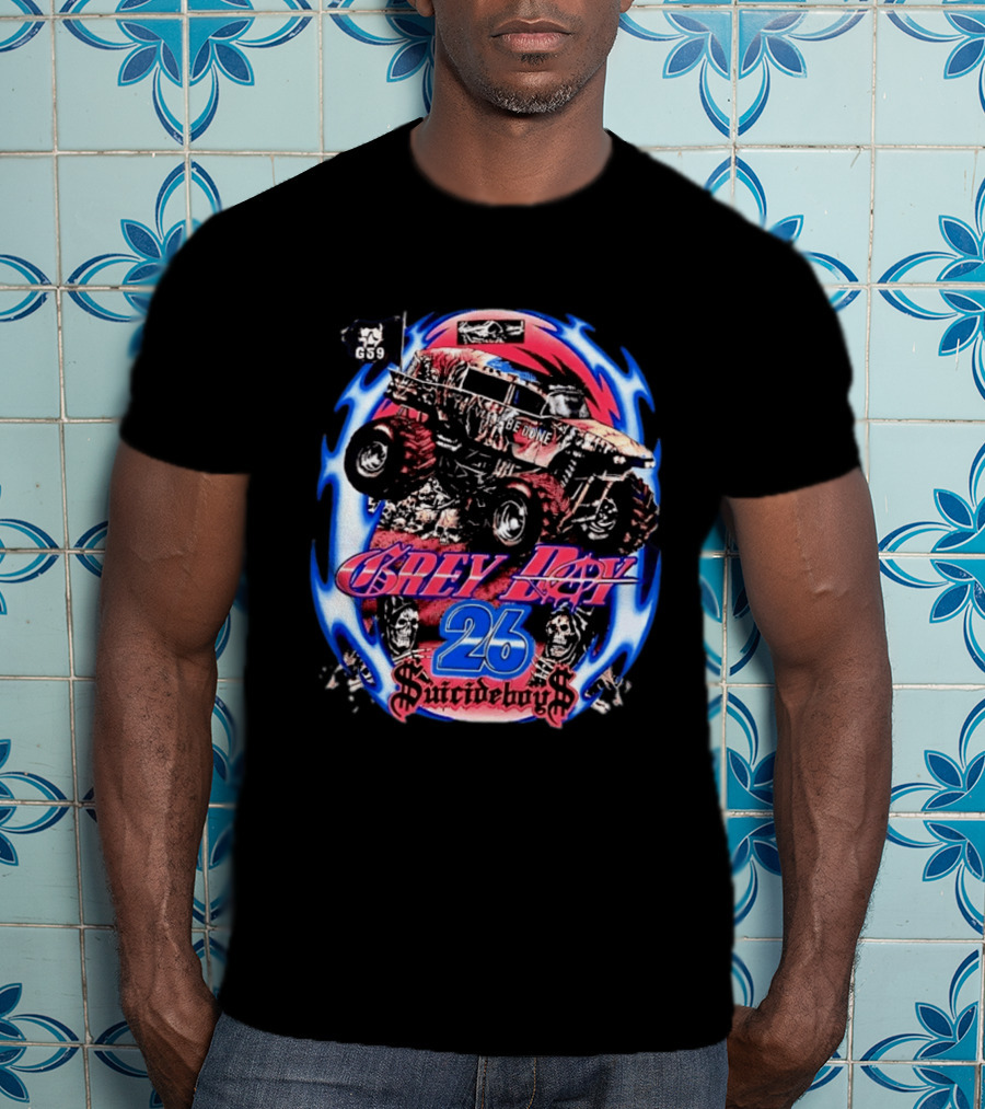 Suicideboys Grey Day 26 Monster Truck Thy Will Be Done G59 T-Shirt