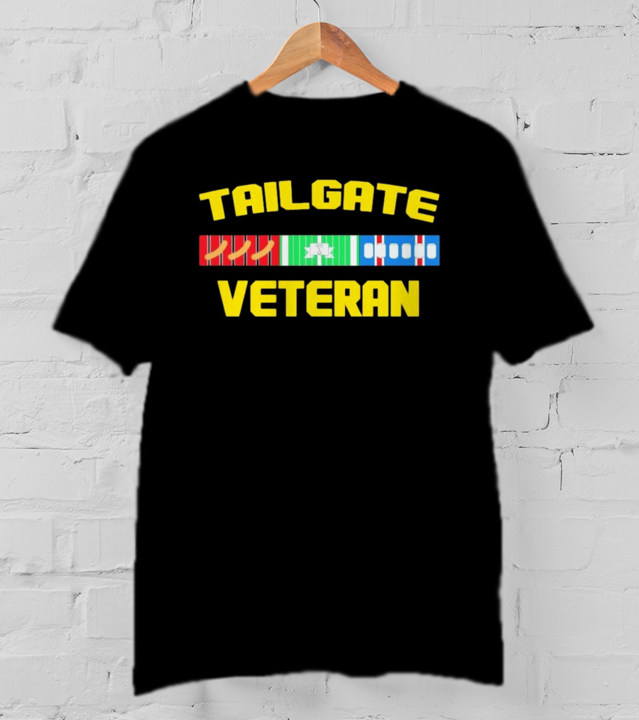 Tailgate Veteran Grilling Football Fanatic T-Shirt