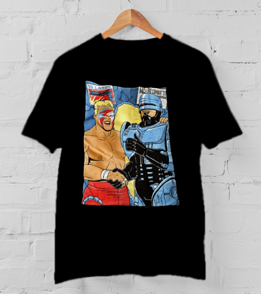 Ultimate Warrior TJ Lazer Robocop Capital Combat 90 T-Shirt
