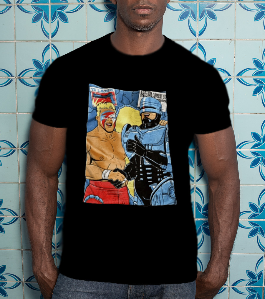 Ultimate Warrior TJ Lazer Robocop Capital Combat 90 T-Shirt