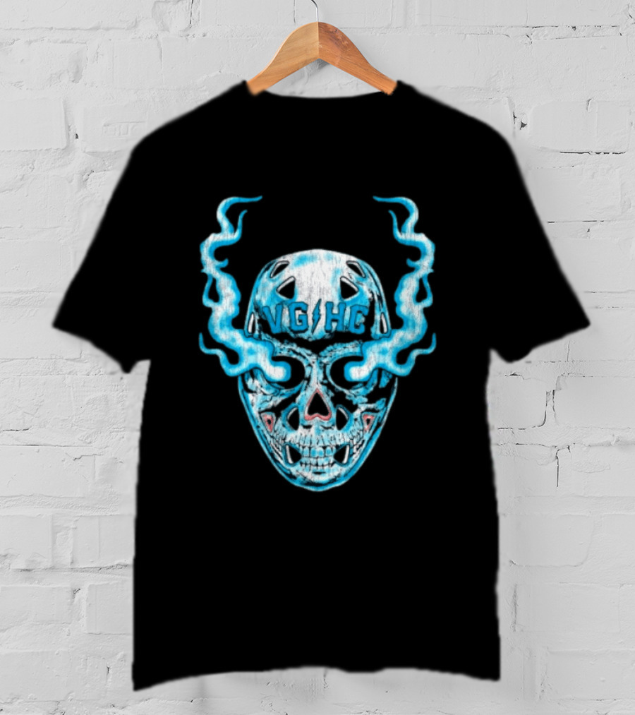 Violent Gentlemen Hockey Club VGHC Skull Mask Smoky Blue T-Shirt