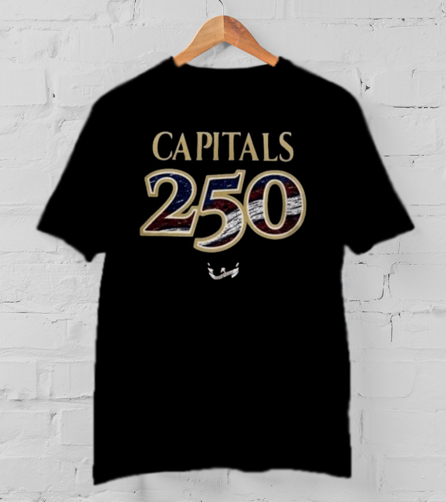 Washington Capitals Celebrate America250 With Stars And Stripes T-Shirt