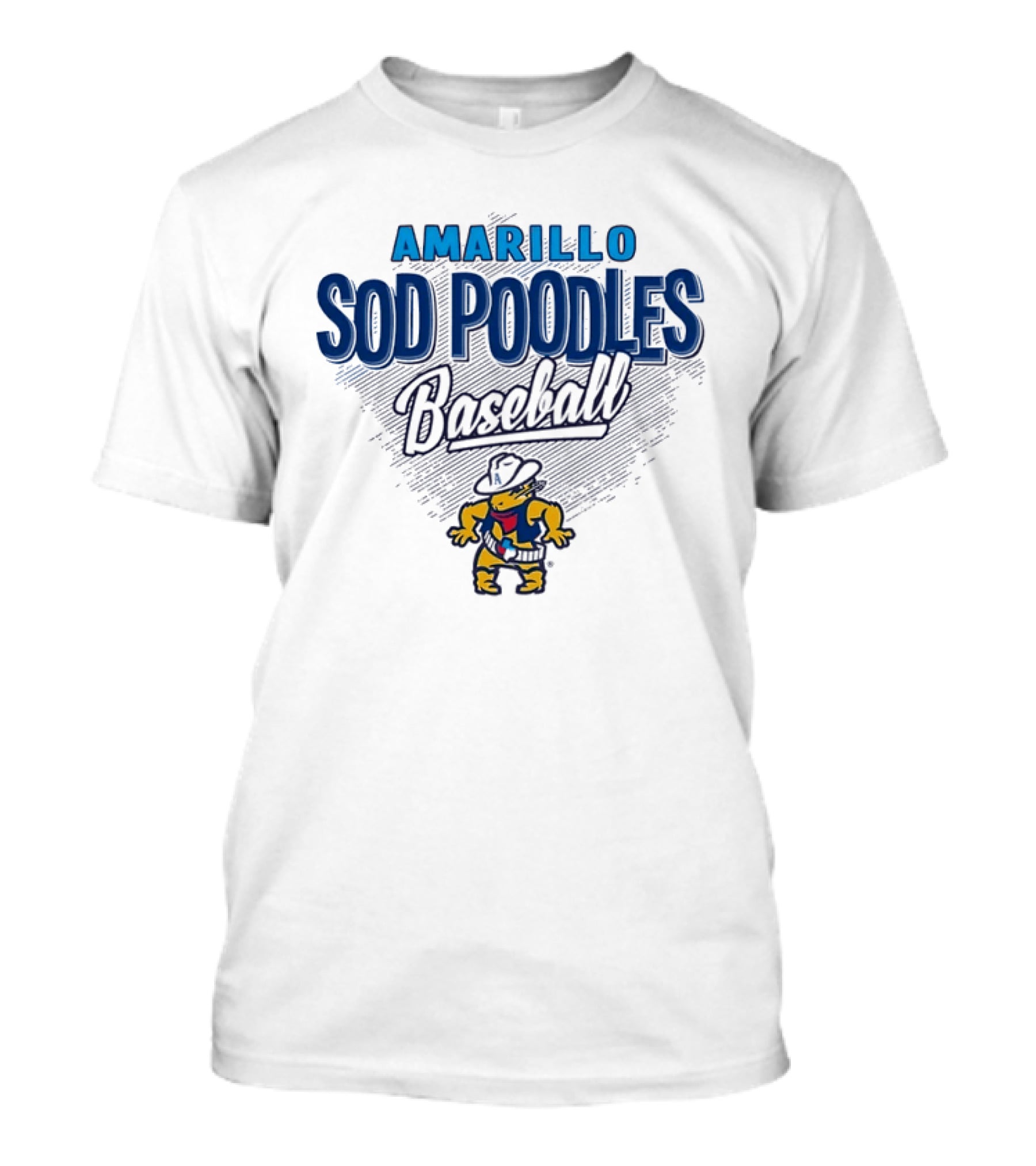 Amarillo Sod Poodles Baseball Team Logo MiLB T-Shirt