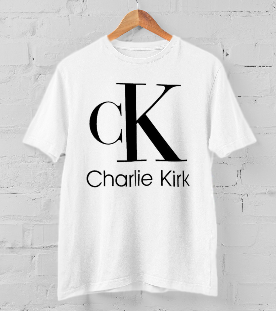 Charlie Kirk CK Bold Monogram T-Shirt