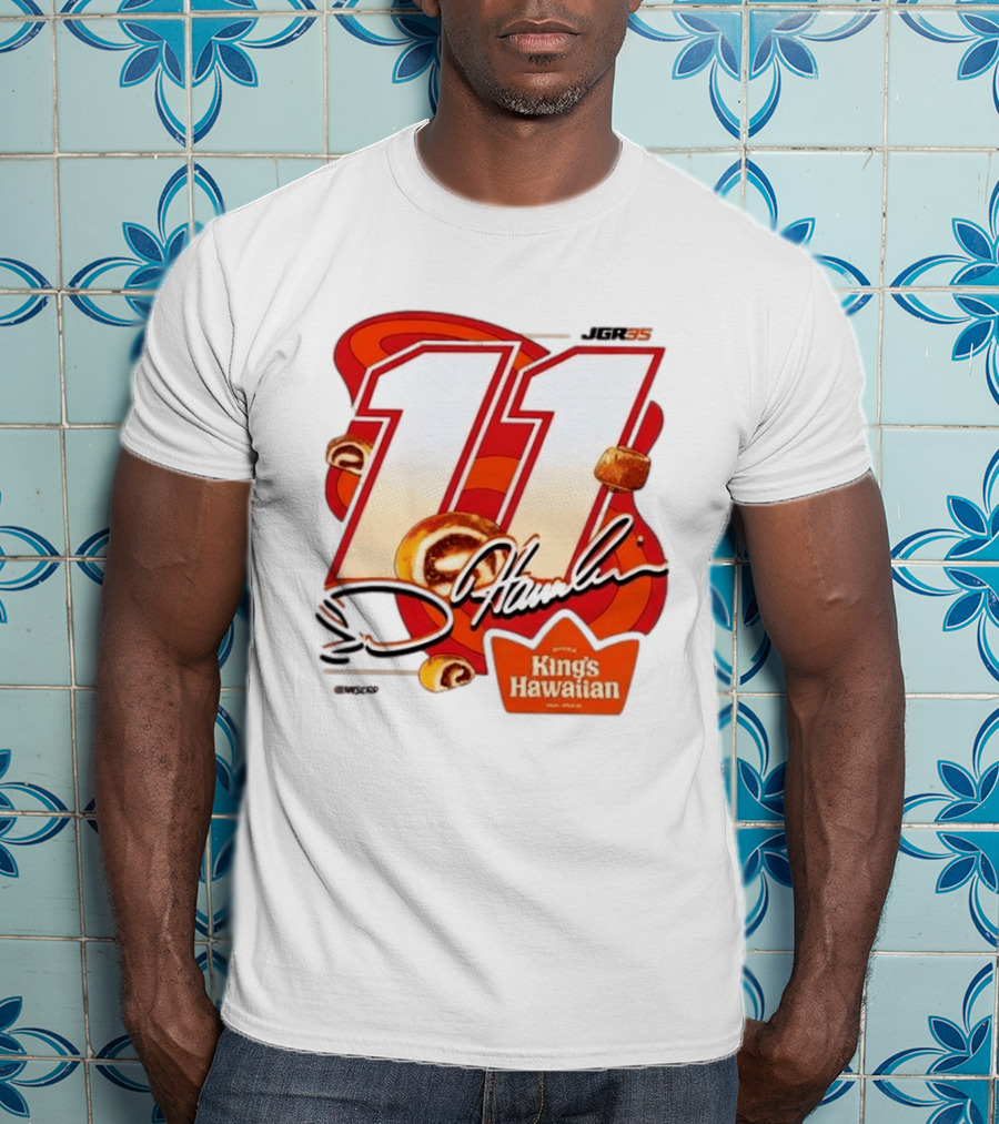 Denny Hamlin 11 JGR Nascar King's Hawaiian Cinnamon Bites T-Shirt