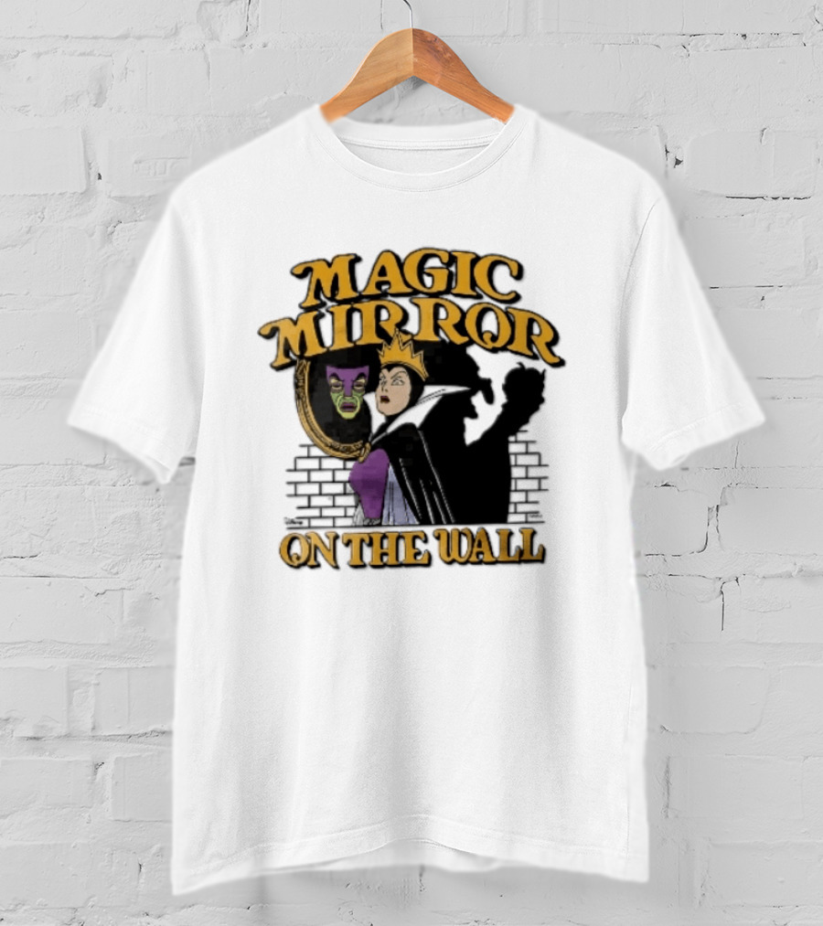 Magic Mirror On The Wall Evil Queen Old Hag Shadow T-Shirt